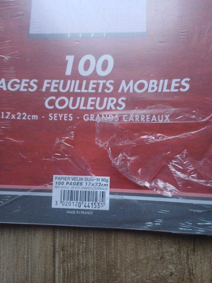 Lot de 3 paquets à grand carreaux petits format 100 feuilles 🌹 - photo numéro 3