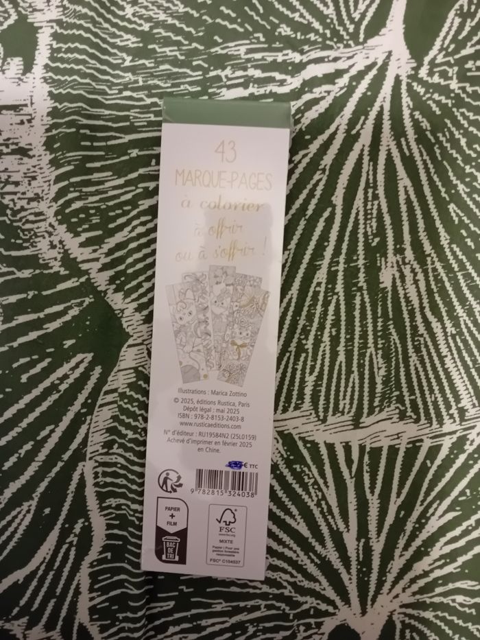 Marque page a colorier - photo numéro 2