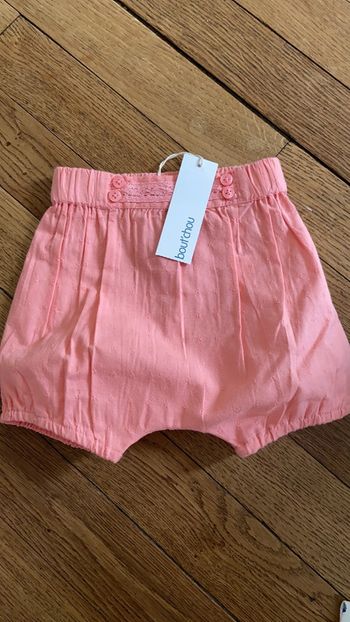 Short blummer rose 6 mois