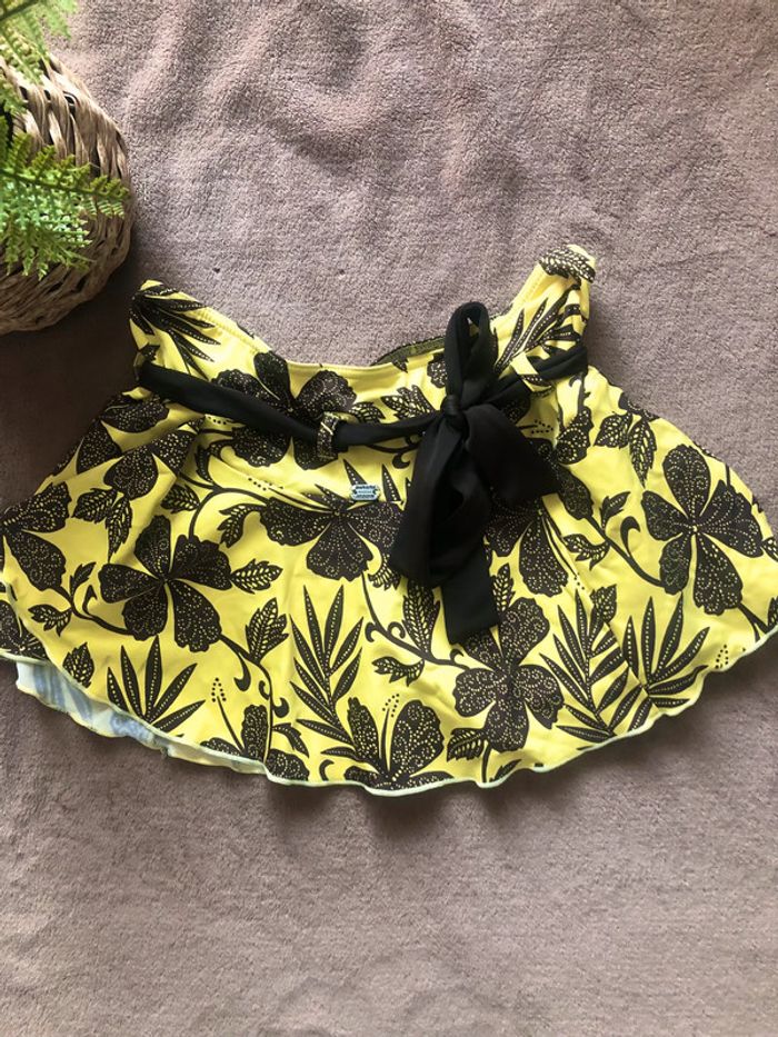 Jupe de plage jaune marron Banana Moon - photo numéro 5