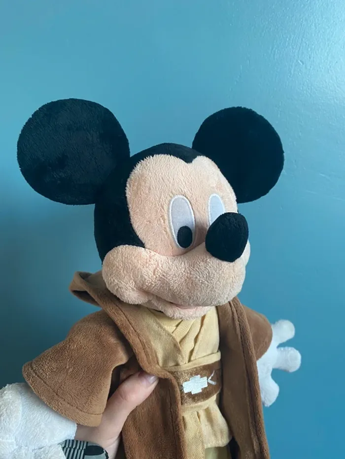 Grande Peluche Mickey Jedi star wars Disney - photo numéro 3
