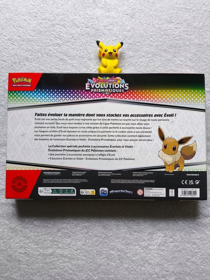 Coffret Pokémon Collection Spéciale Pochette à Accessoires Évoli EV8.5 - photo numéro 2