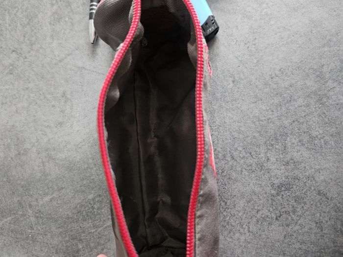 Trousse fourre-tout pour école ronde - Grise & rose - Fouganza - photo numéro 6