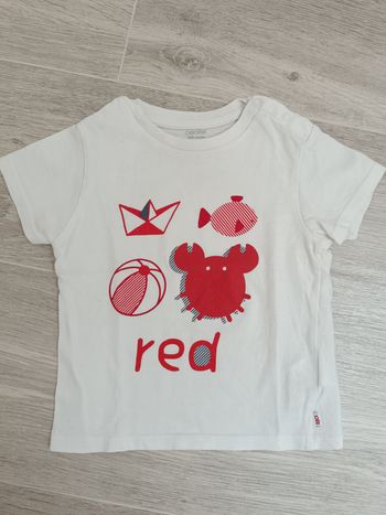 T-shirt manches courtes 12 mois Obaïbi