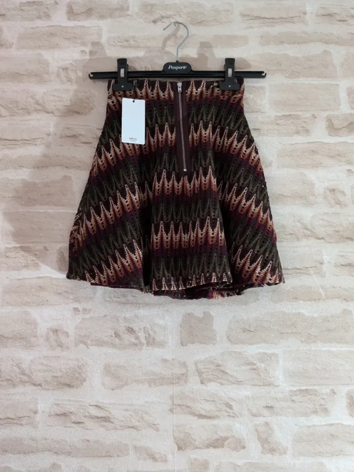 Jupe à volant Mango – Taille 34 – Neuve avec étiquette - photo numéro 2