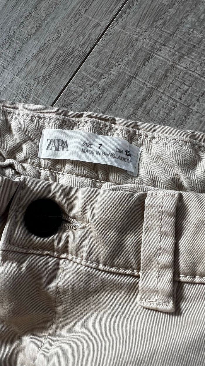 Pantalon chino beige 7 ans - photo numéro 3