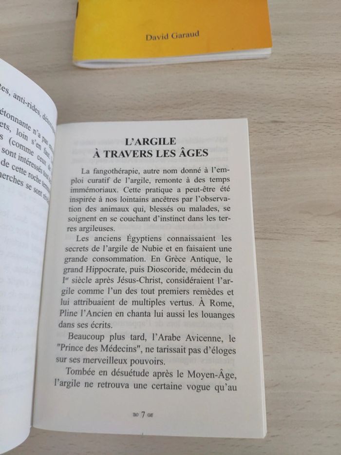 Lot 3 livres santé argile fabuleux pouvoirs secrets longévité combattre l'arthrose - photo numéro 3