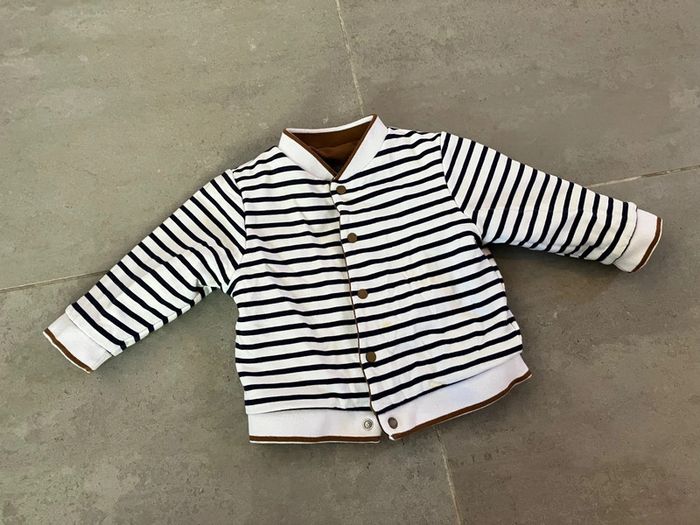 Veste ou gilet réversible obaibi 12 mois - photo numéro 4