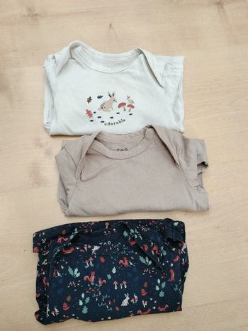 Lot 3 bodies manches longues