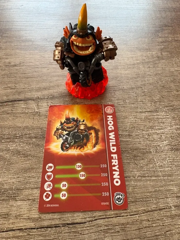 Hog wild fryno figurine skylanders trap team