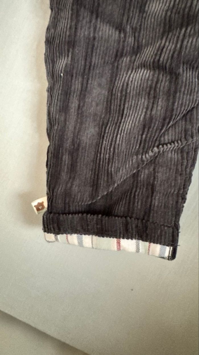 Salopette bébé en velours Sergent Major 6mois - photo numéro 6