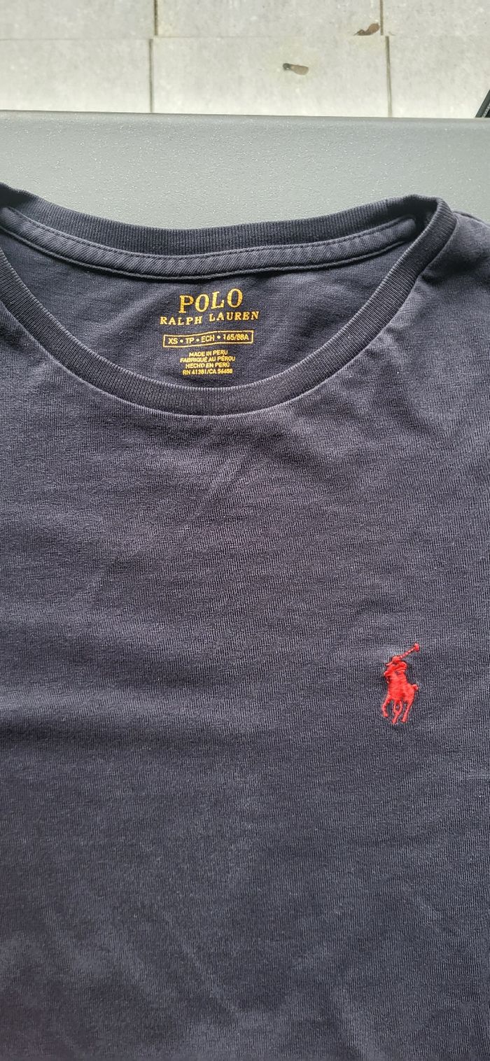 T-Shirt Ralph Lauren bleu marine - photo numéro 3