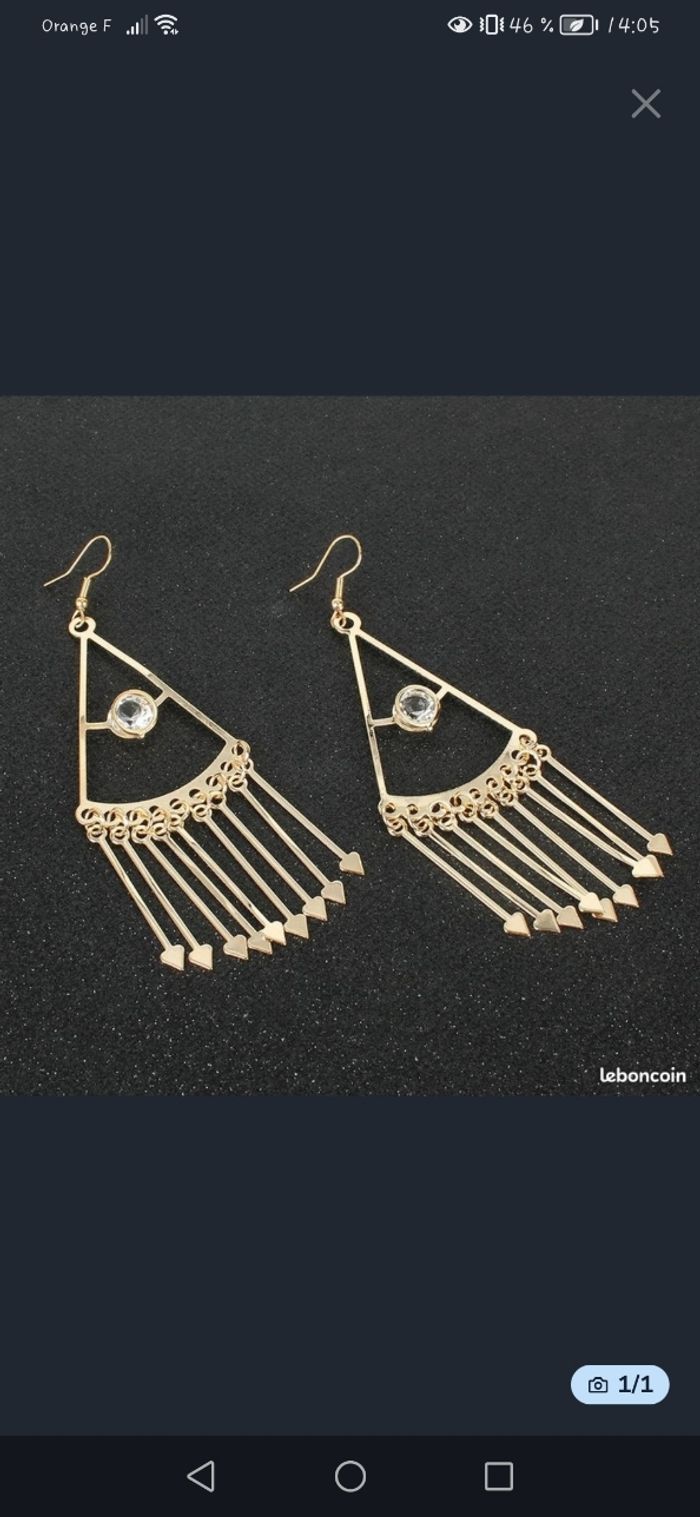 Boucles d'oreilles pendantes