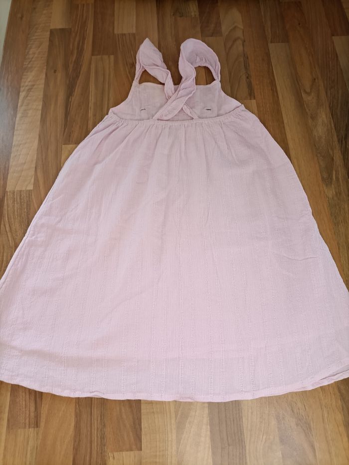 Jolie robe lila rose à pompoms 6 ans Kiabi - photo numéro 4