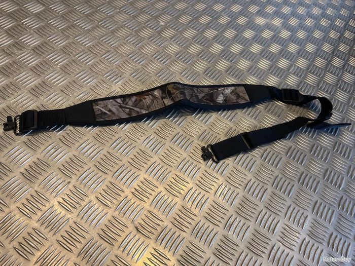 sangle a bandoulière fusil carabine de chasse rembourrée amovible avec 2 points fixation. - photo numéro 5