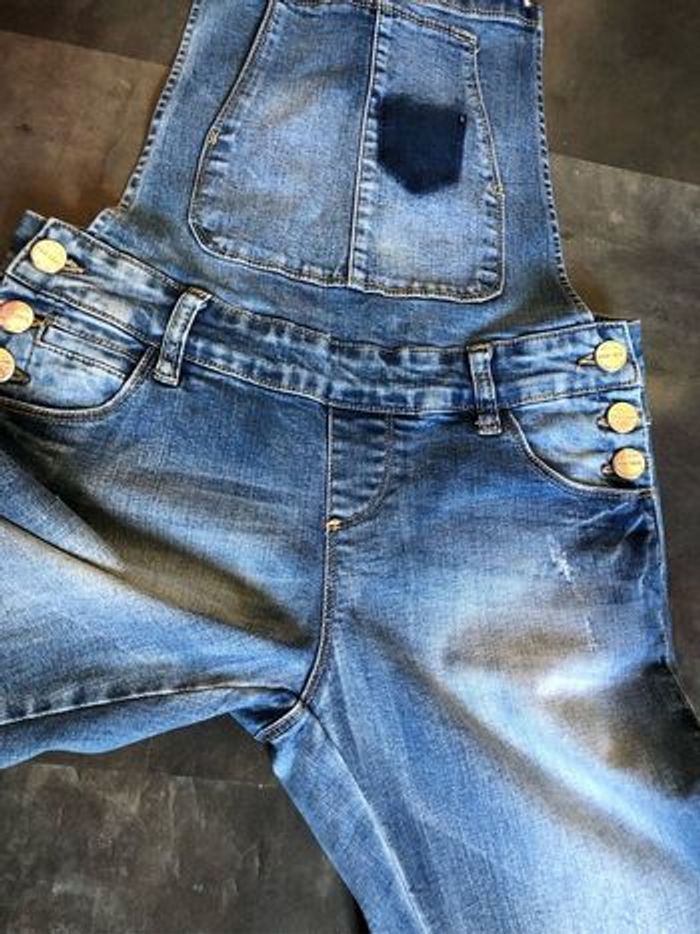 Salopette en jeans 34 Cache Cache - photo numéro 3