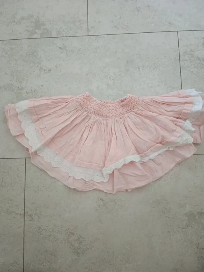 Jupe froufrou dentelle 18mois