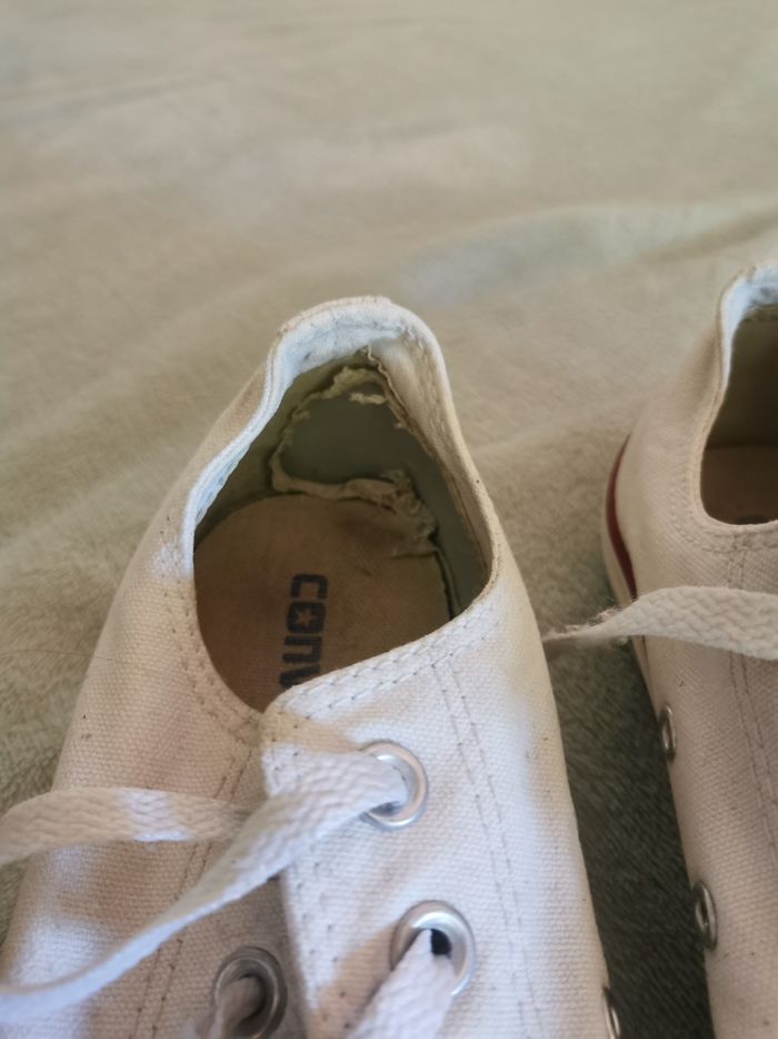 Converse blanches basses - photo numéro 3