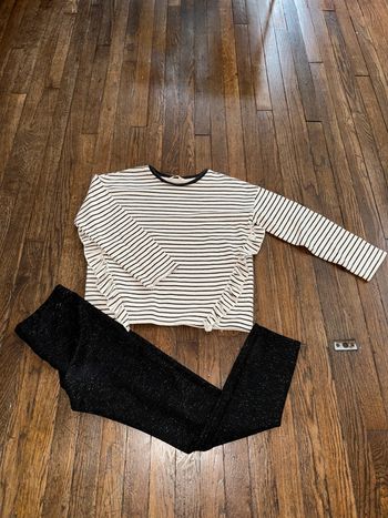 Sweat mango et legging okaidi Pailletté 10 ans