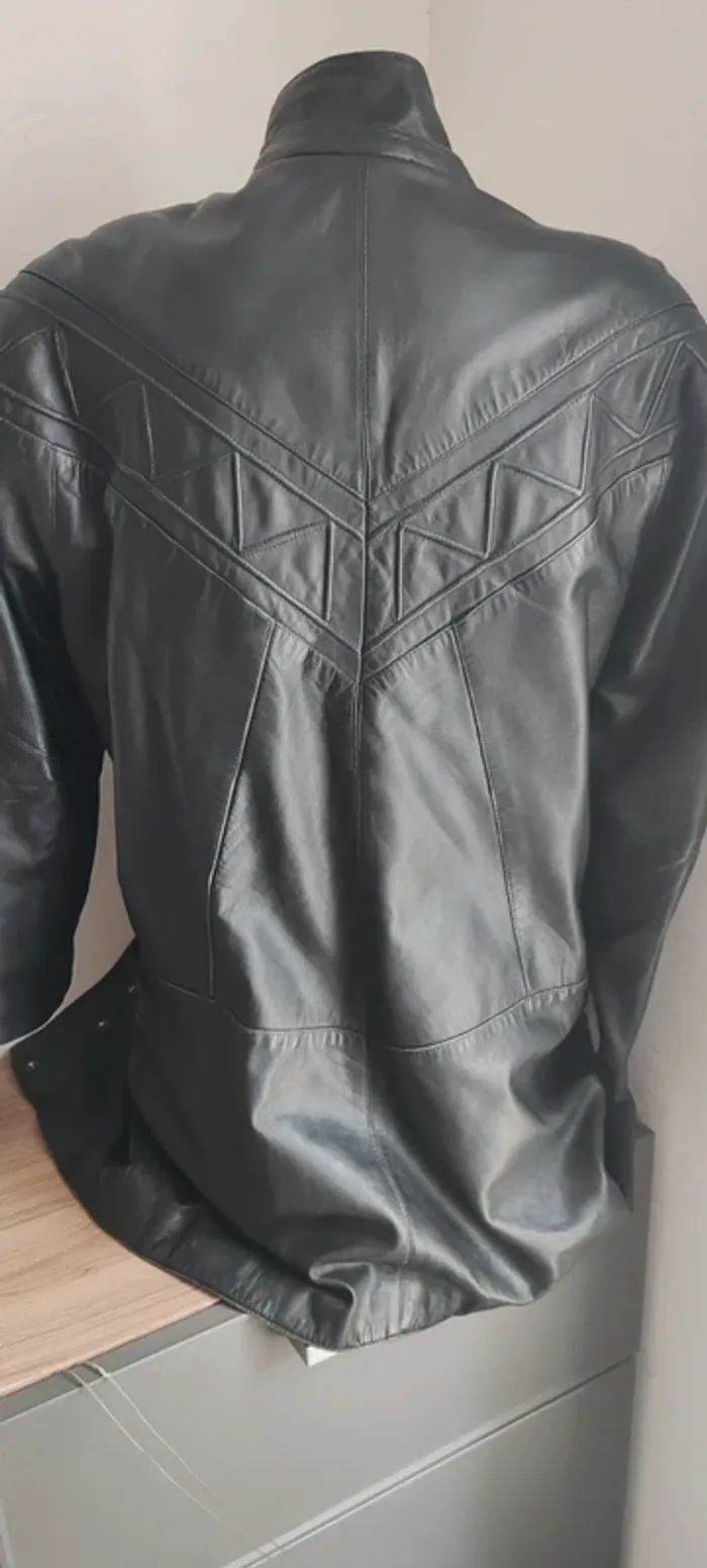 Veste en cuir homme taille 50 - photo numéro 4