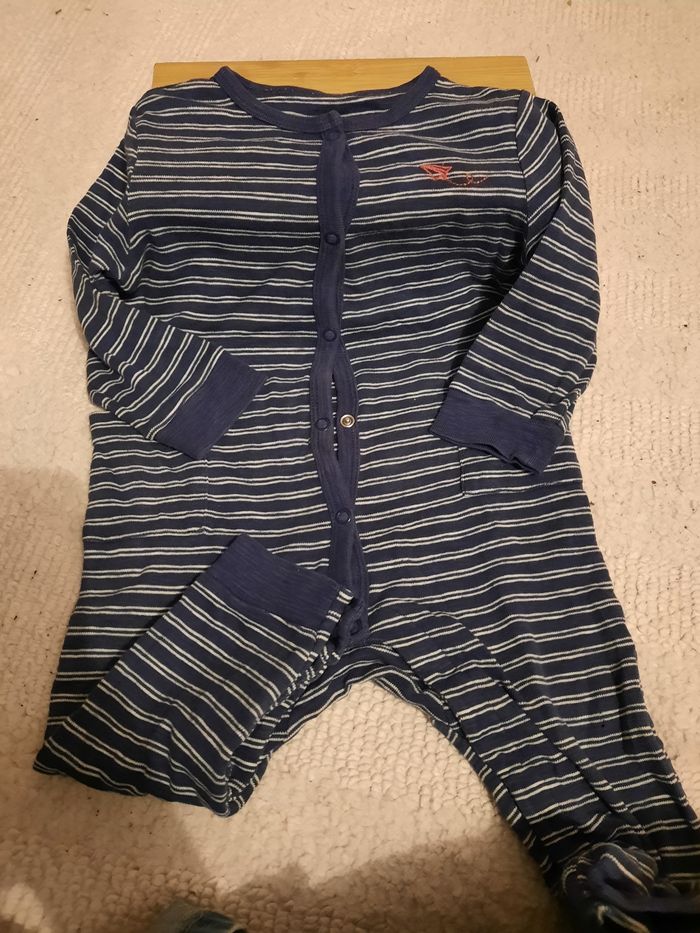 Pyjama bebe coton pieds ouverts