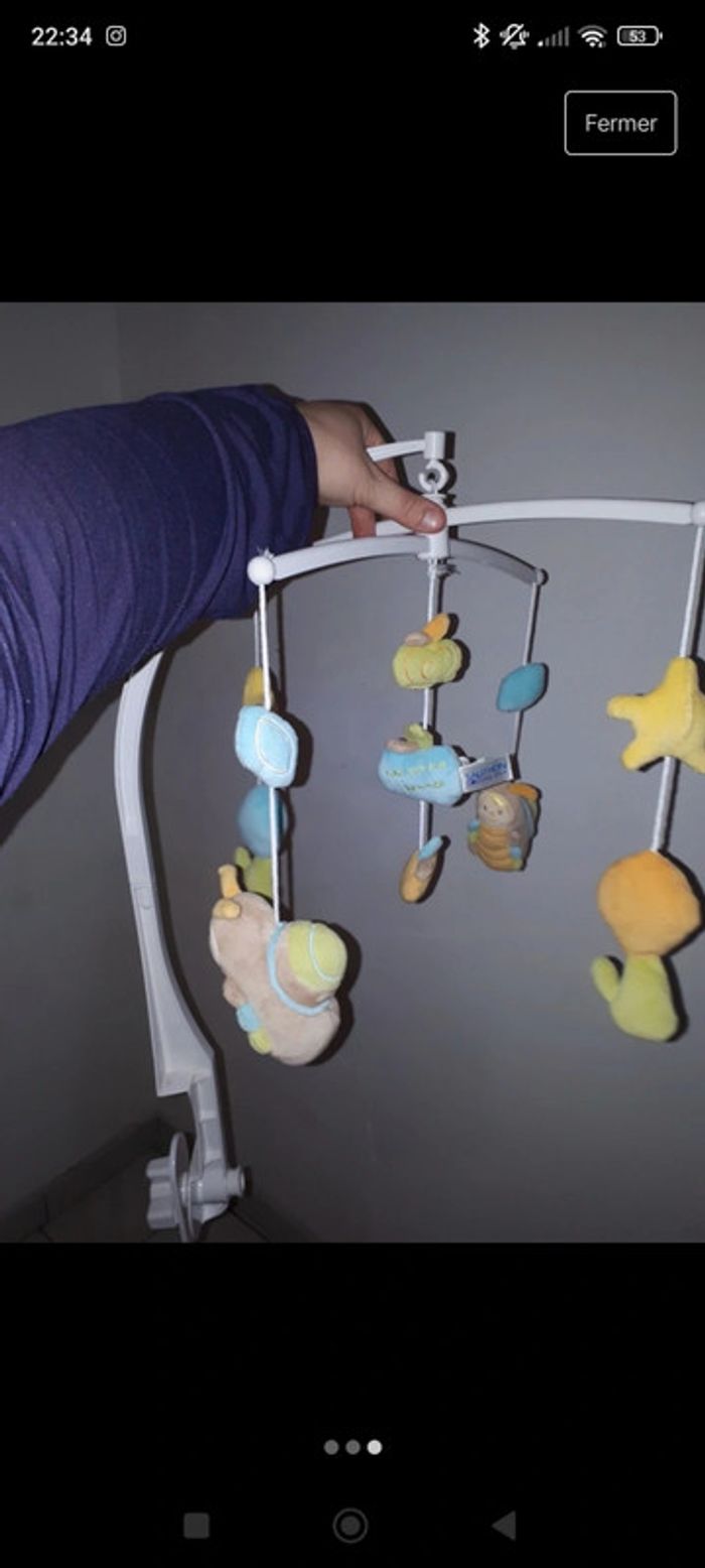 Gigoteuse et mobile Sauthon - photo numéro 3