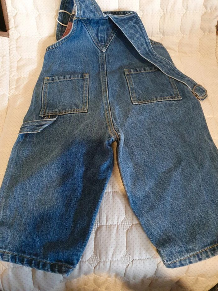 Salopette jeans 18 mois - photo numéro 2
