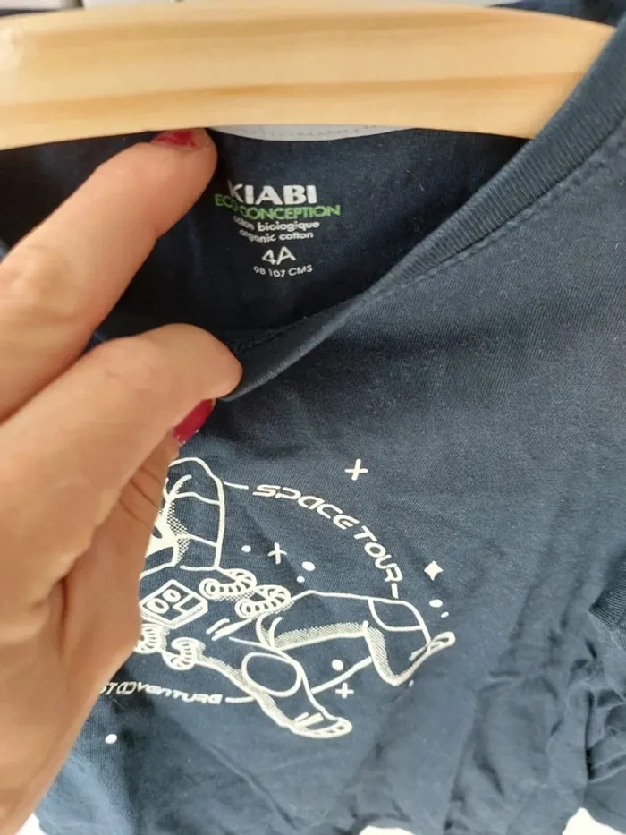T-shirt manches longues Kiabi 4 ans - photo numéro 2