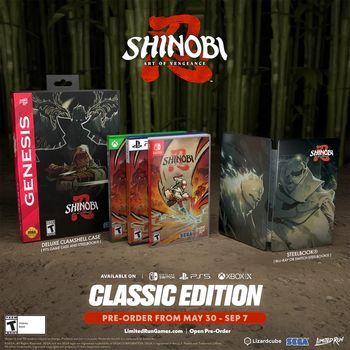 Shinobi 2 : Art of Vengeance Classic Edition - Jeu sur CARTOUCHE - Nintendo Switch Limited Run Games LRG #286 NEUF sous blister