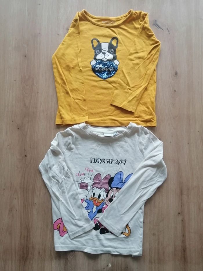 Lot t shirt fille 5ans