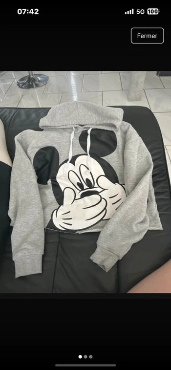 Sweet capuche court mickey