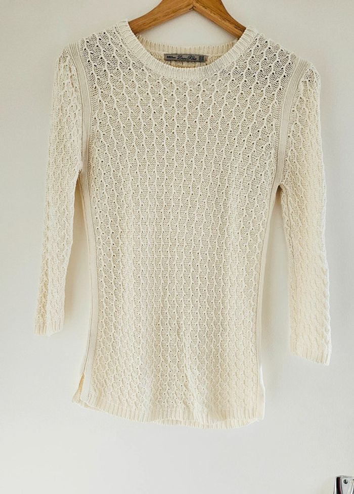 Pull manche 3/4 taille M