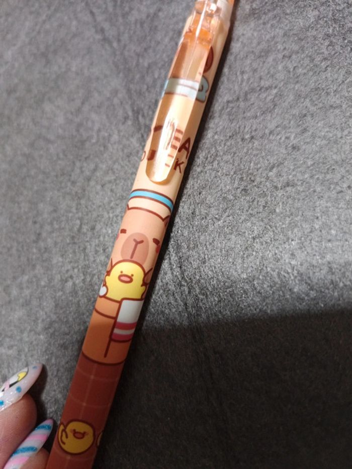 Stylo gomme capibara - photo numéro 2
