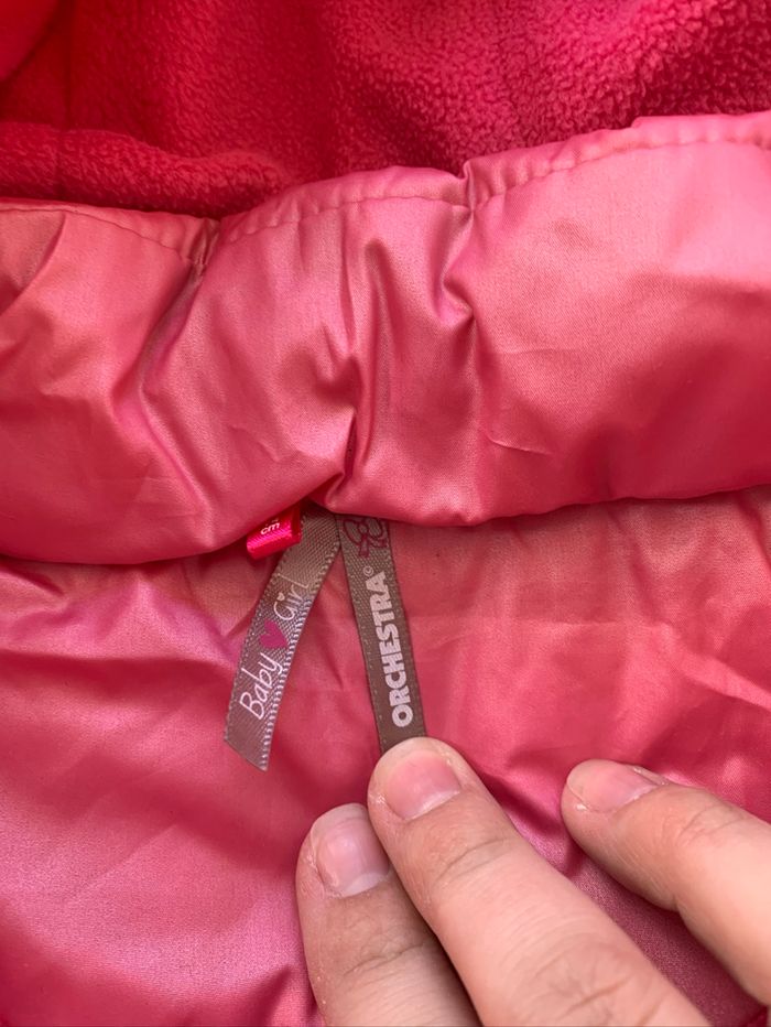 Manteau fille 12 mois rose - photo numéro 5