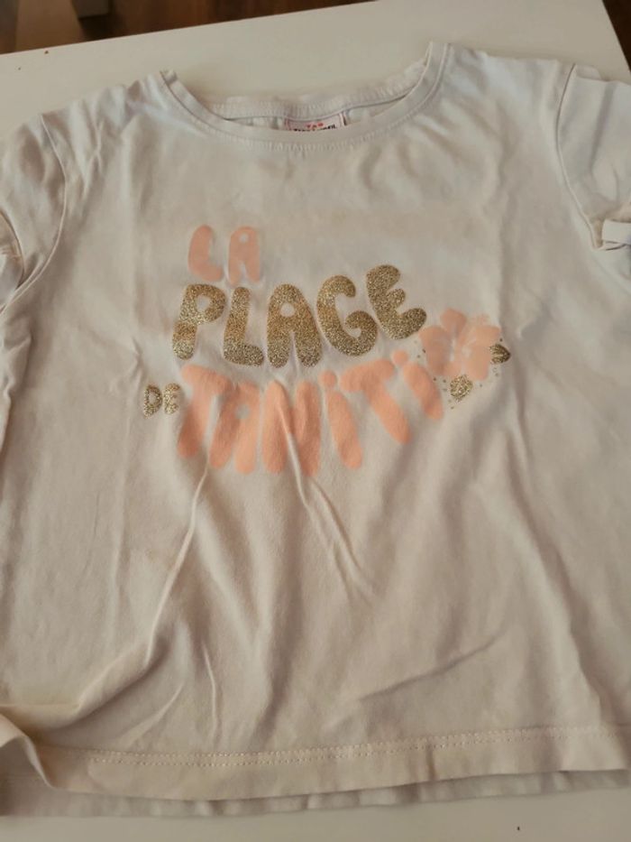 Lot 2 tee shirt tao 3ans - photo numéro 5