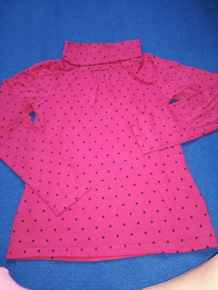 Tee-shirt Col roulé fille 8 ans