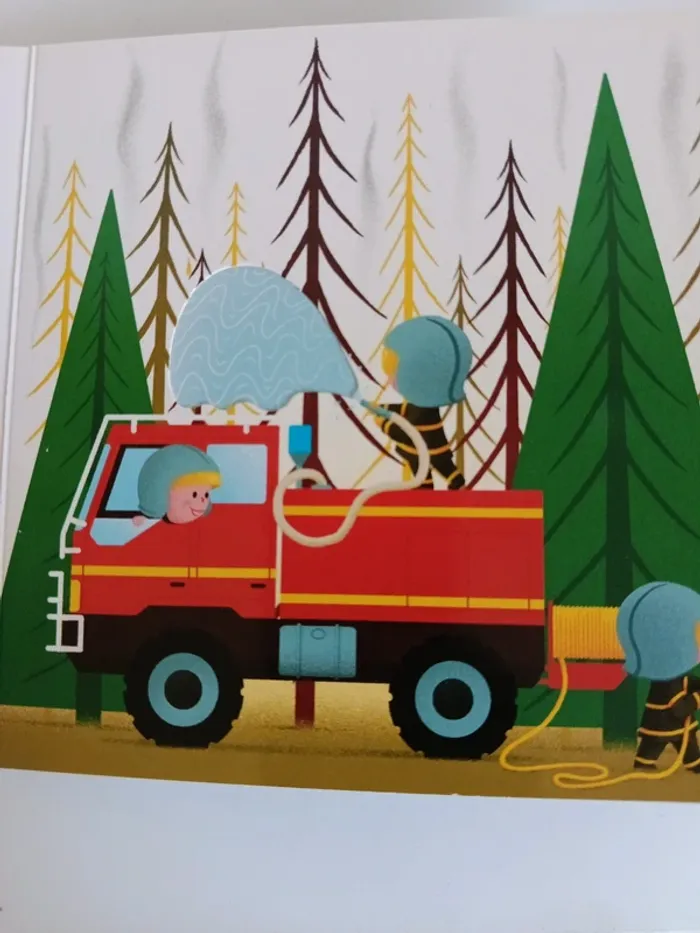 Livre animé les pompiers - photo numéro 17