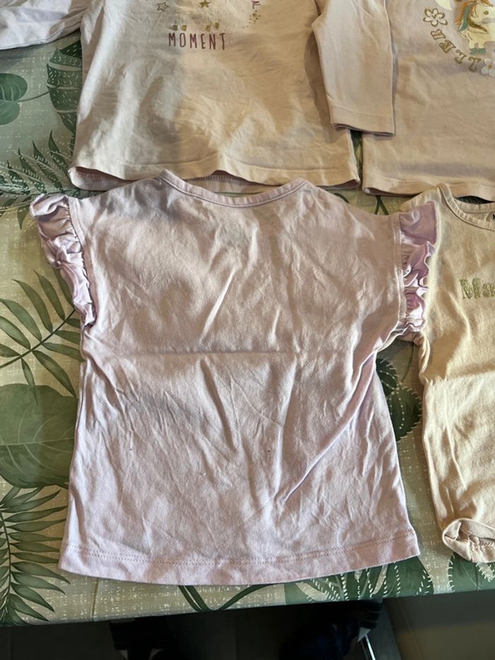 Lot t shirt 9 mois - photo numéro 3