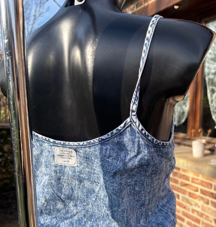 💙 Combishort effet jean – Taille 32 (XXS) - photo numéro 4