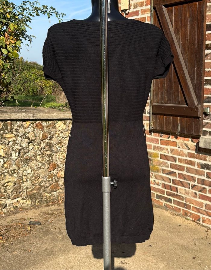 Robe pull noire à manches courtes – Mim – T36 - photo numéro 5