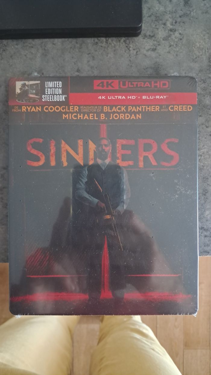 Blu ray steelbook français 4k et 2d neuf sinners
