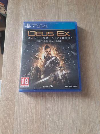 Jeu ps4 deus ex mankind divided édition Day one