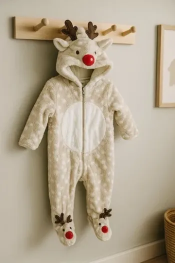 Jolie Combinaison bébé Noël 🎄 duveteuse polaire