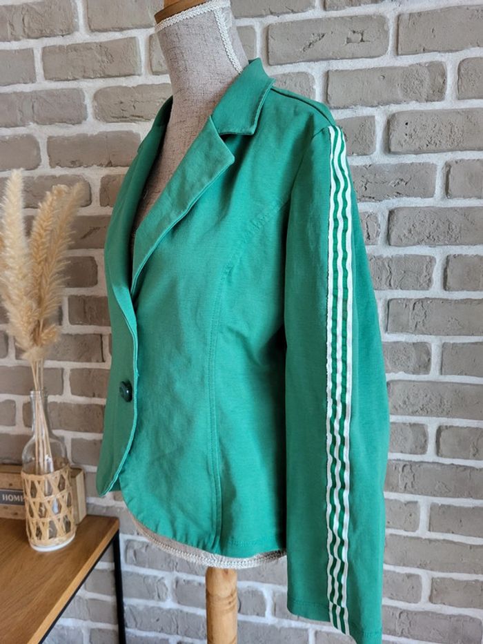 Veste blazer vert G. Ricceri - streetwear chic - photo numéro 8
