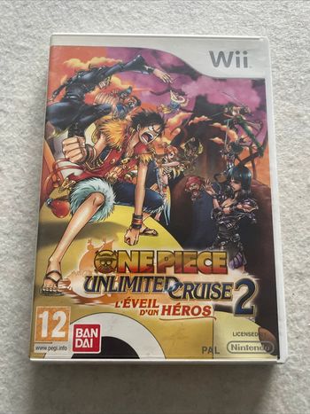 (Boite Vide + Notice) One Piece Unlimited Cruise 2 L'Eveil d'un Héros Nintendo Wii FR