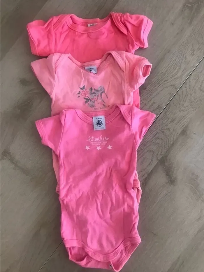 Lot de 6 bodies manches courtes Petit Bateau 3 mois - photo numéro 5