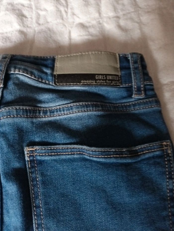Jean skinny fit taille haute fille 10 ans page one young neuf - photo numéro 6