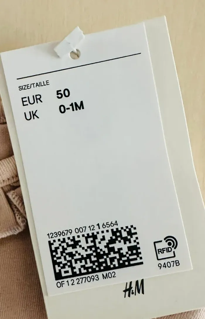 Ensemble h&m fille 0-1 mois 50 cm - photo numéro 2