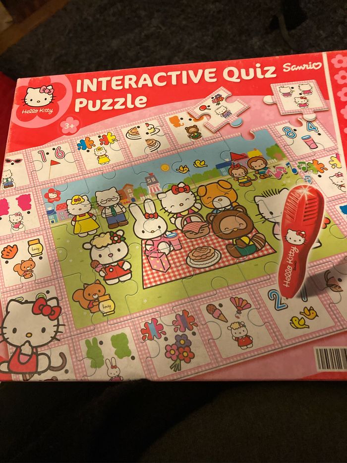 Interactive puzzle quiz hello kitty