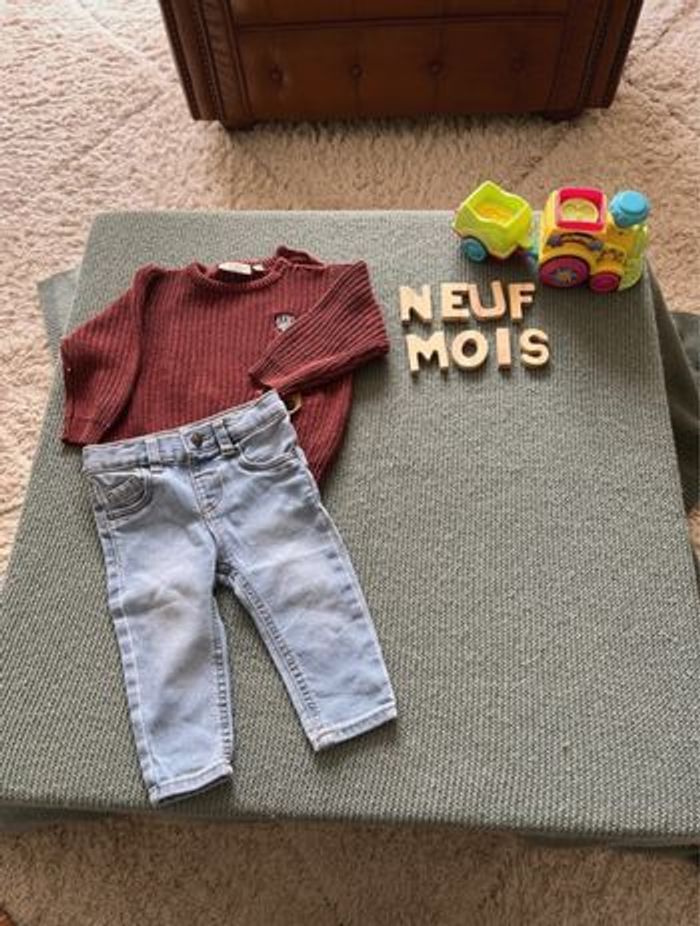 Ensemble garçon taille 9 mois